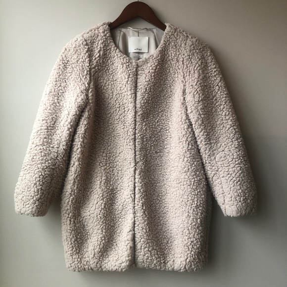 Aritzia Jackets & Blazers - Aritzia Wilfred Labratorie Oatmeal Teddy Coat